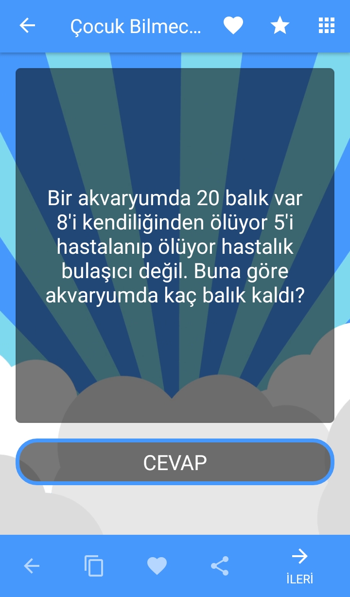 Bilmeceler Cevapları